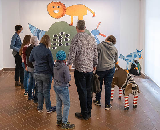 Erster SPECIALS Workshop am 12. November 2022 im Kunstmuseum Marburg mit Thomas Gebauer. Foto Thomas Dimroth