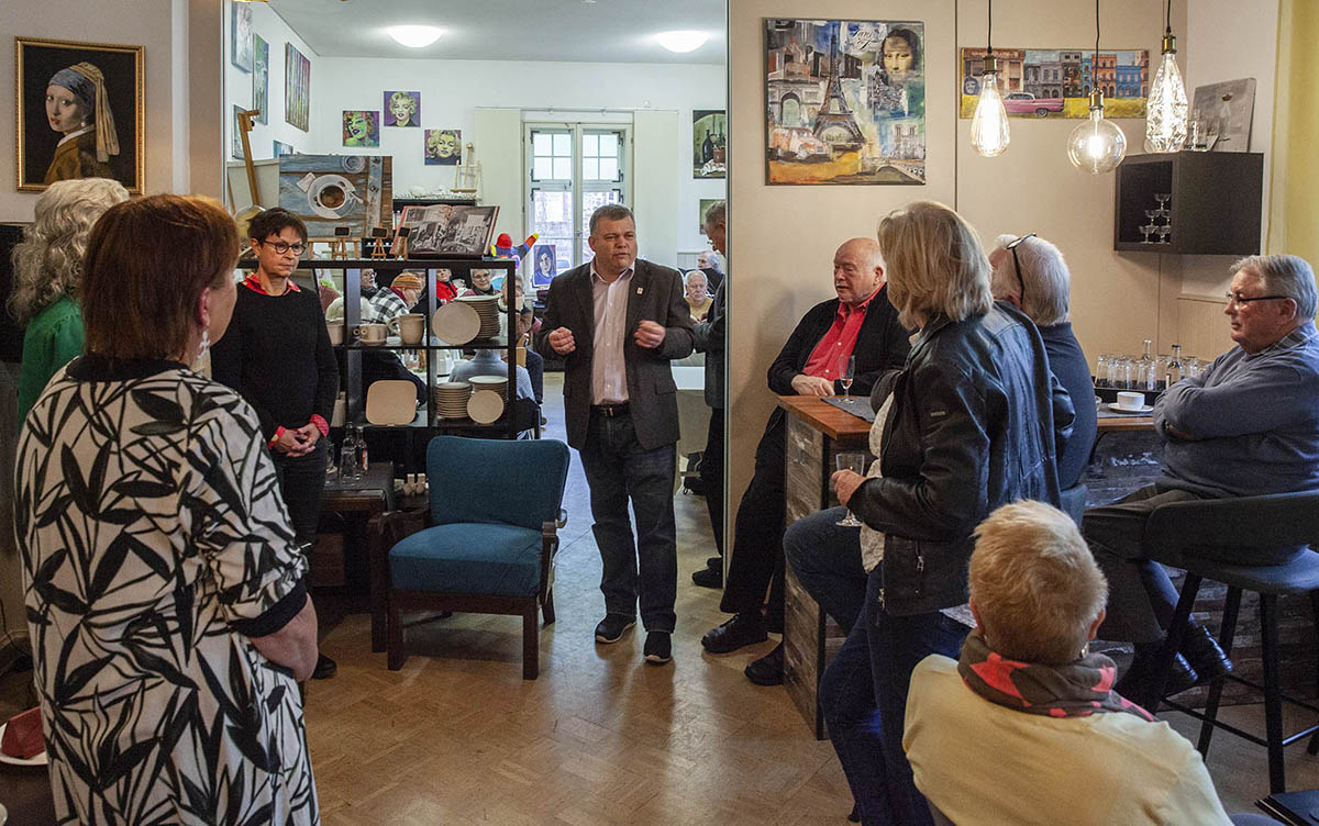 Eröffnung Kunst-Café in Neustadt/Hessen